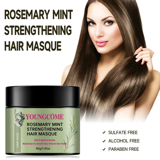 Rosemary Mint Strengthening Hair Mask | Smooth & Nourish Hair Conditioning Mask Oasis Select