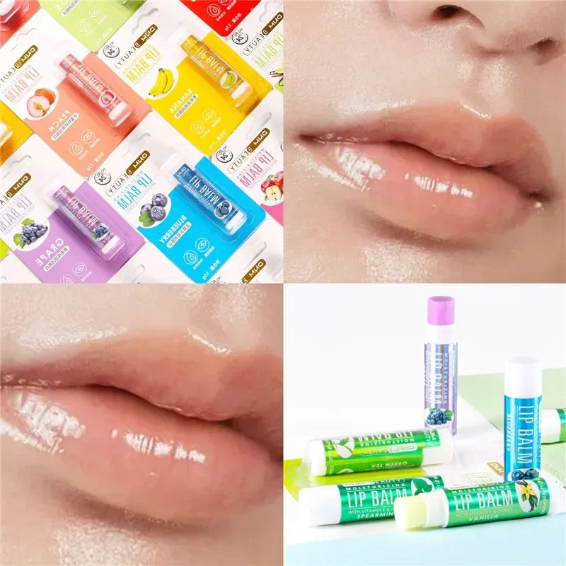 DNM 18-Color Moisturizing Lip Balm | Aloe & Vitamin E Lip Care