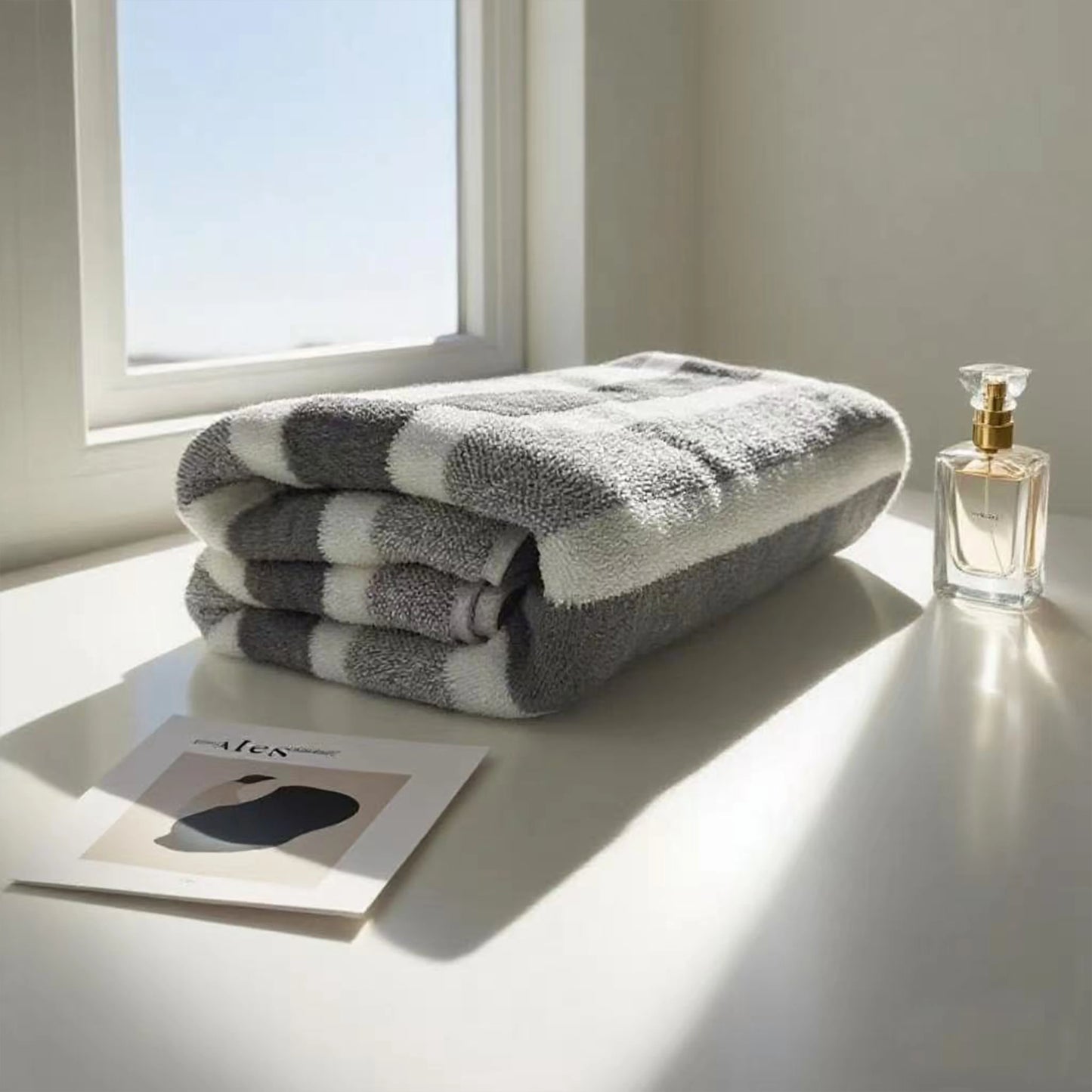 Thick Bath Towel – Absorbent, Quick Dry, Non-Shedding