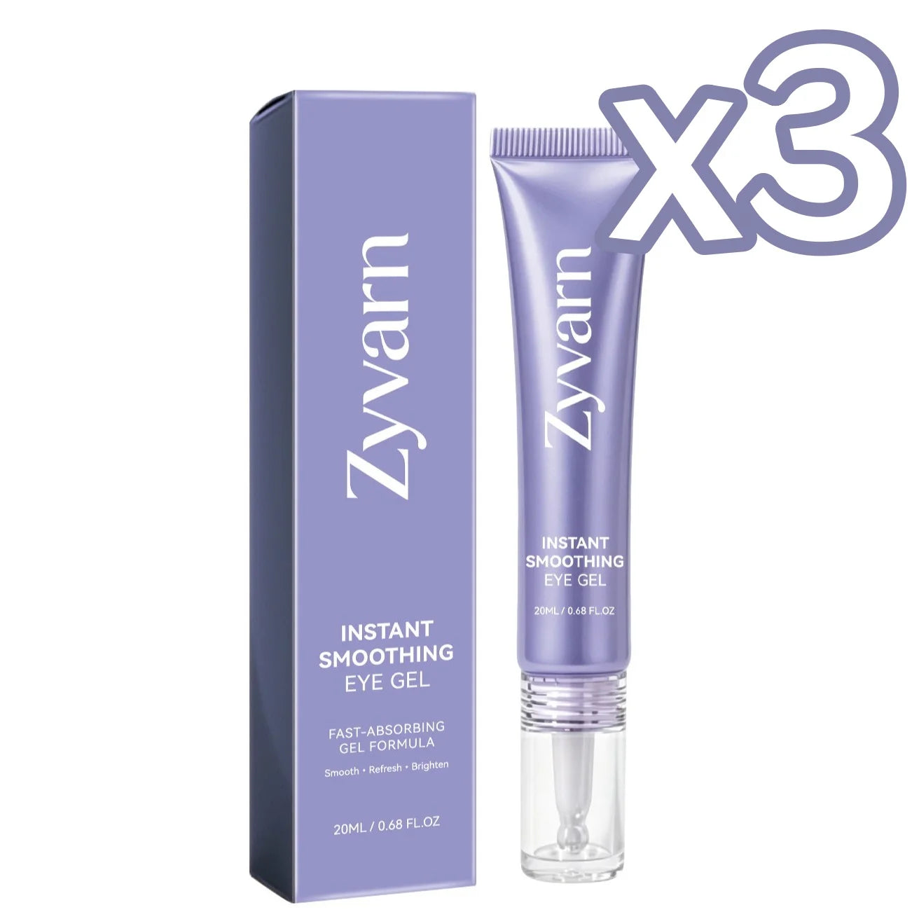 NEW Instant Lift Eye Gel Efficient Improve Eye Puffiness Anti Wrinkles Firming Collagen Eye Brightener Women Men Eyes Treatment Peaceful Pleasures Health and Wellness 20g Boxed x 3pcs