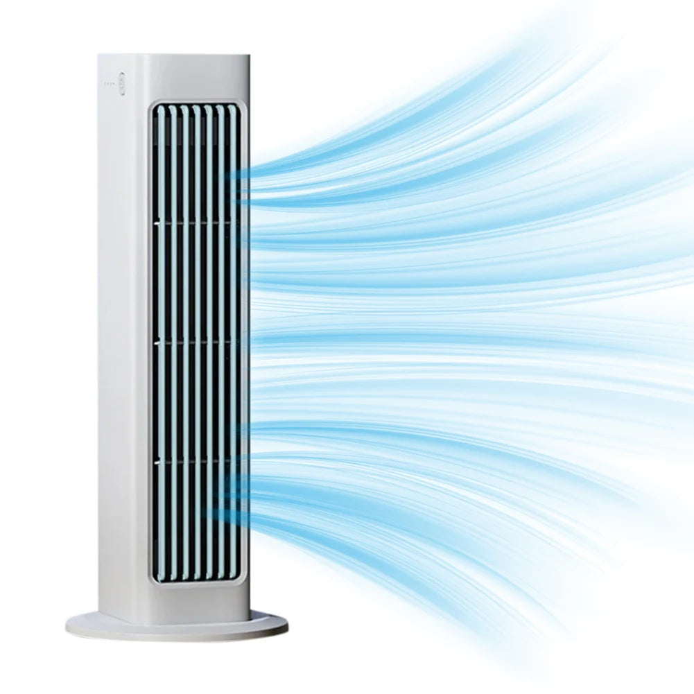Bladeless Desktop Fan | 3-Speed Quiet Rechargeable Standing Fan