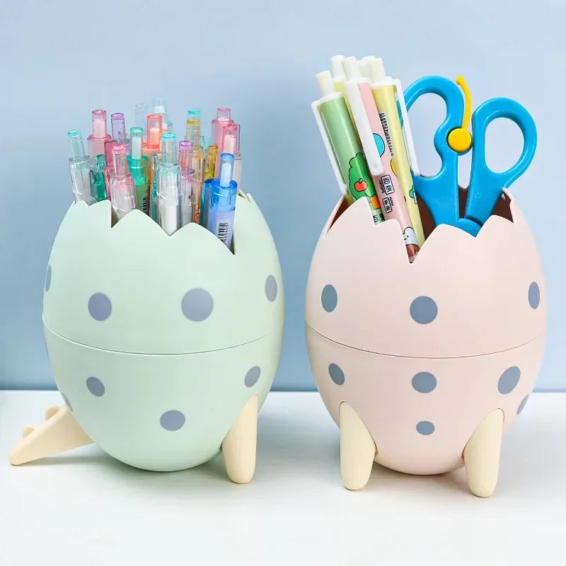 Dinosaur Egg Pen Holder Desk Organizer | Kids Gift Novelty Pen Holder Peaceful Pleasures Health and Wellness