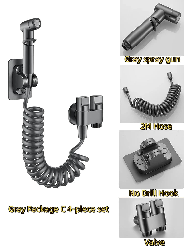 Handheld Bidet Sprayer Set – High-Pressure Bathroom Kit