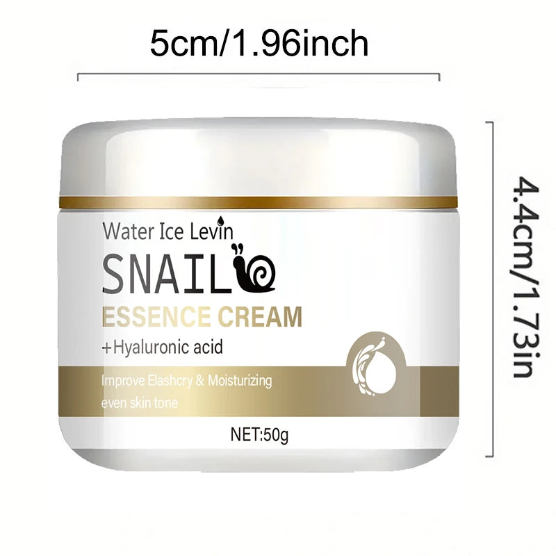 Snail Mucin Moisturizing Cream | Niacinamide & Hyaluronic Acid