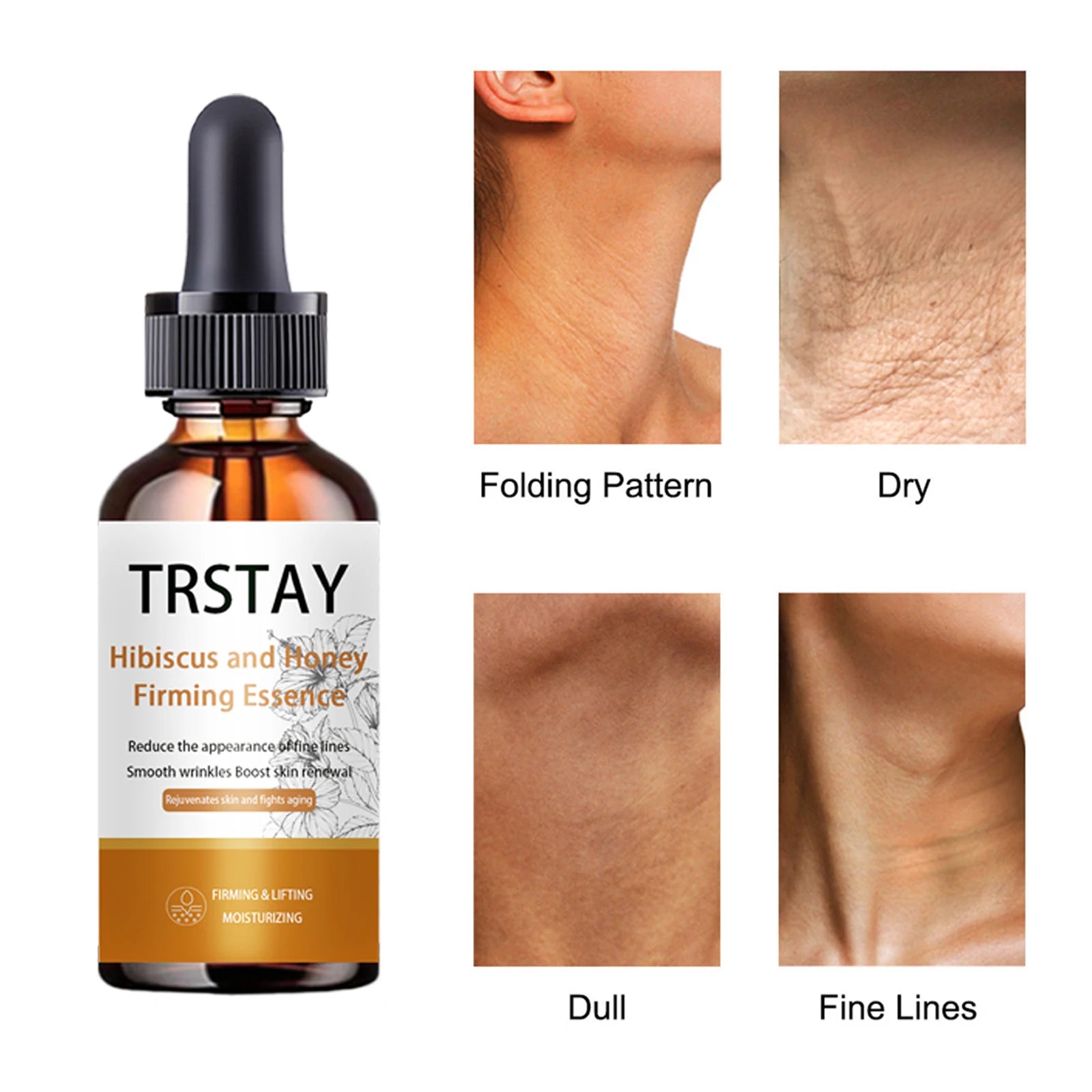 Hibiscus Honey Face Cream Lifting Firming Anti-Wrinkle Ginseng Eye Cream Moisturizing Anti Aging Fade Dark Circles Essence Cream Peaceful Pleasures Health and Wellness