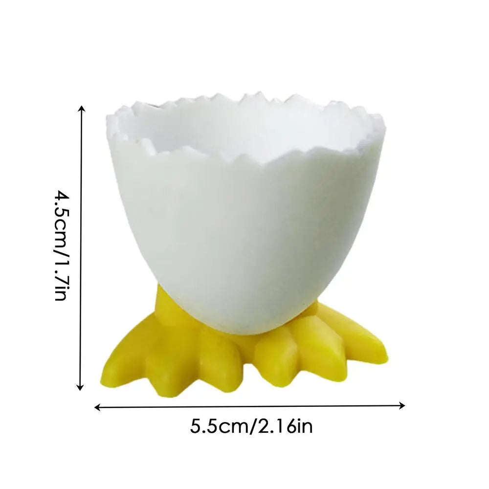 Chicken Feet Egg Cup Holder – Cute Boiled Egg Stand for Kitchen