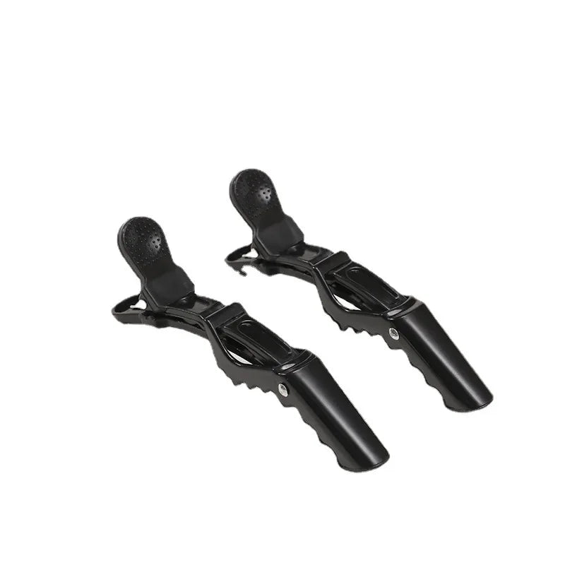 1/6pcs Black Alligator Hair Clips - Salon-Grade Non-Slip Grip, Wide Teeth & Double-Hinged for Hair Styling Clip Supplies Peaceful Pleasures Health and Wellness