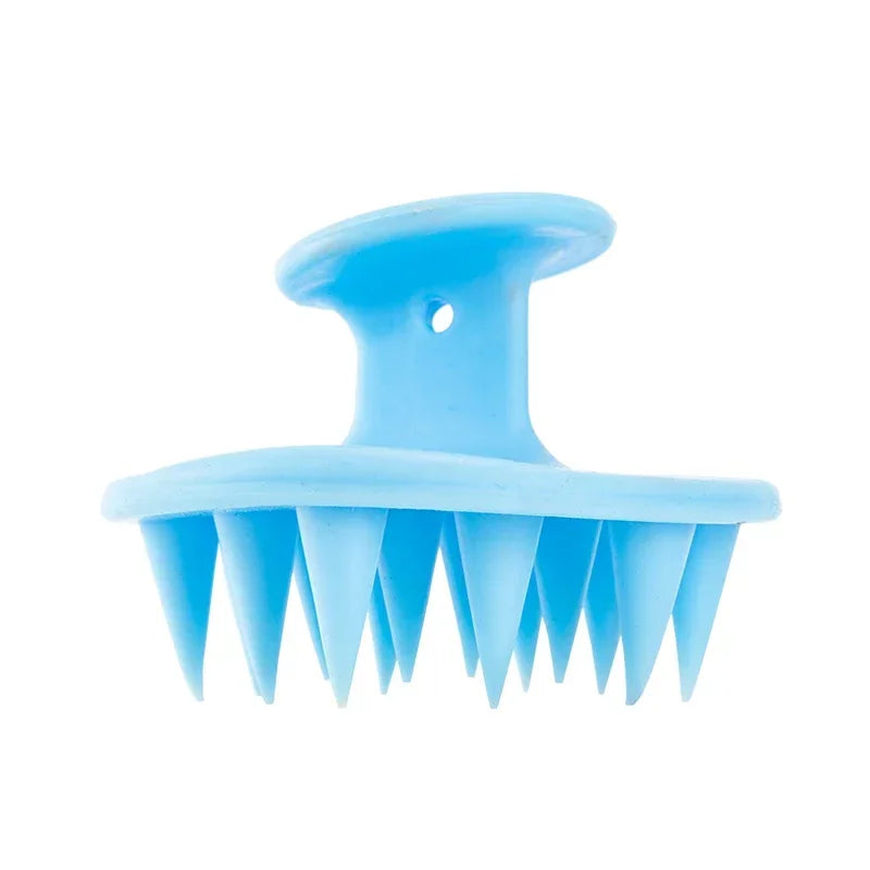 1pcs Hair Brush Scalp Massager for Hair Growth Mold-Free Silicone Scalp Massager Shampoo Brush Scalp Scrubber Exfoliator Tools Peaceful Pleasures Health and Wellness Blue