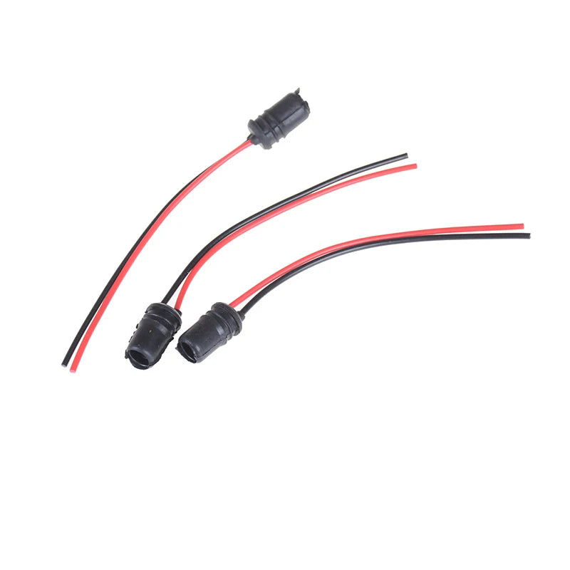 10-Pack T10 W5W Wedge Bulb Extension Socket Holders | Rubber