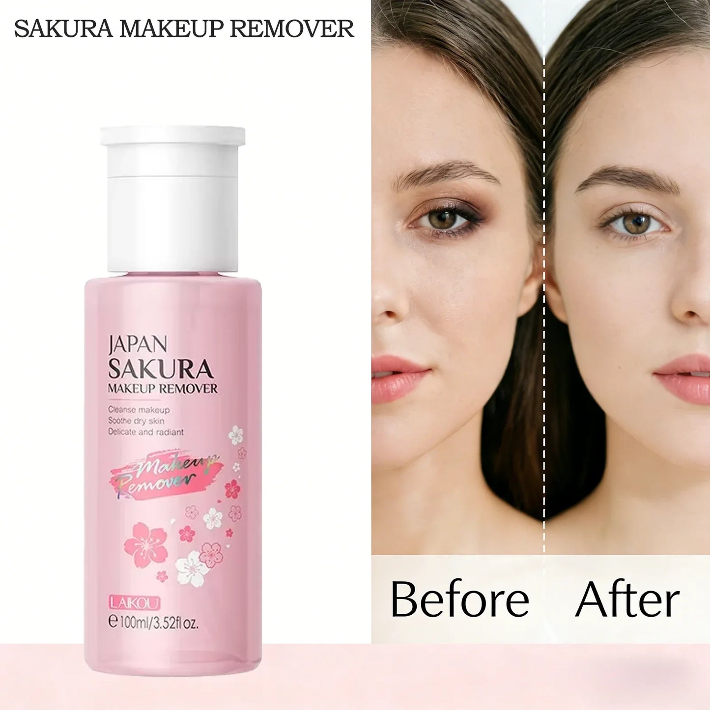 LAIKOU Gentle Micellar Makeup Remover – Lip & Eye 100ml