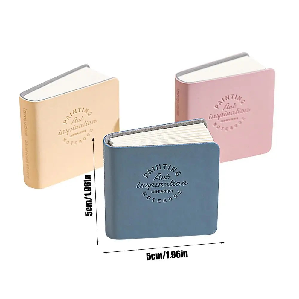 Mini Pocket Sketchbook Set of 3 | 300gsm Blank Art Paper, 48 Sheets