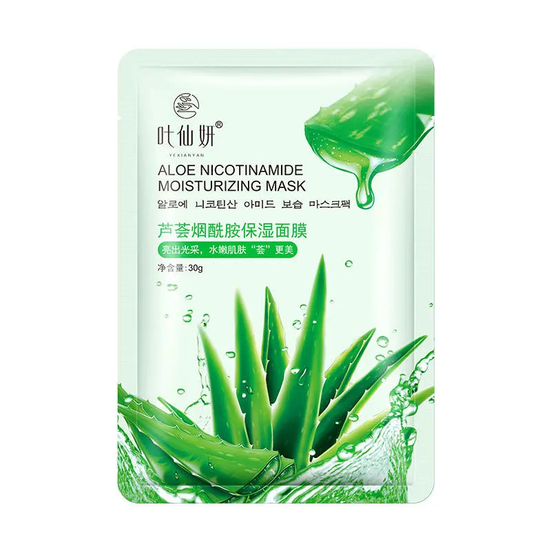 12-Piece Fruit Face Mask Set – Blueberry, Aloe & Cucumber Sheets