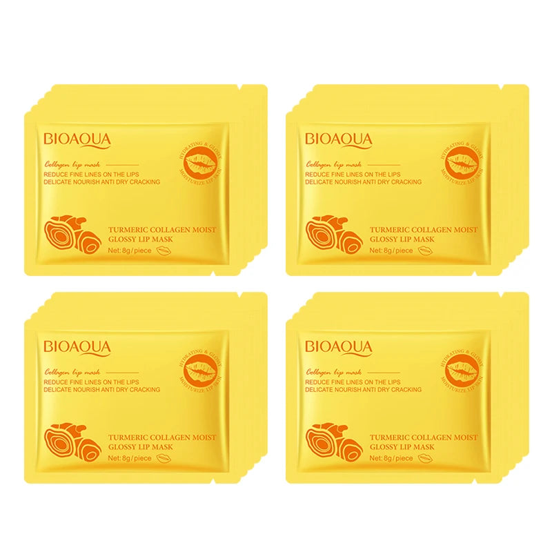 BIOAQUA Collagen Lip Mask 20pcs – Hydrating Lip Plumper