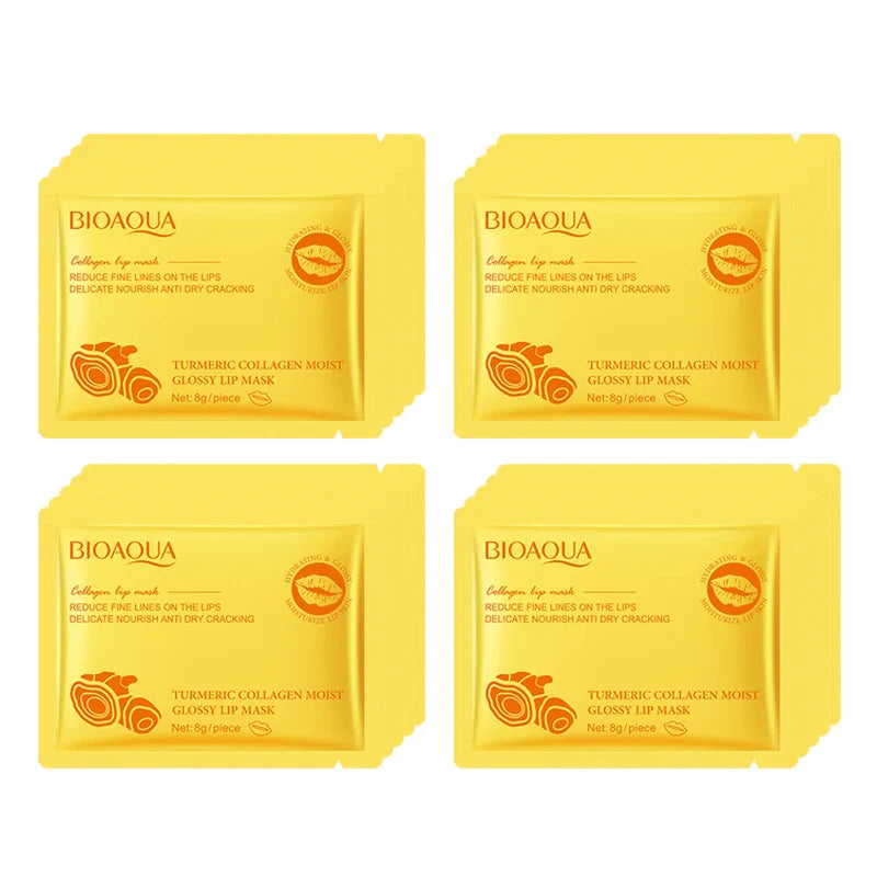 BIOAQUA Crystal Collagen Lip Mask 20pcs – Hydrating Lip Plumper