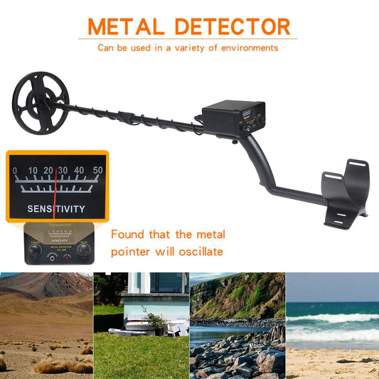 TC-200 New Upgrade Metal Detector Underground Wire Iron Metal Gold Detector Adjustable Tracker for Treasure Search Peaceful Pleasures Health and Wellness
