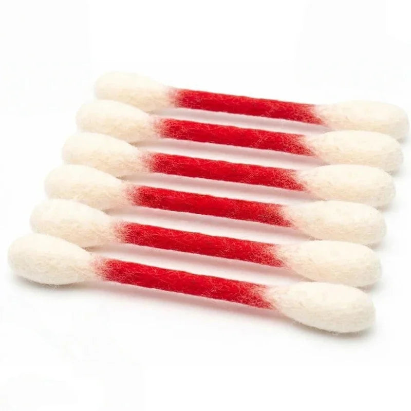Cotton Swab Catnip Toy 6-Pack | Kitten Biting & Teeth Cleaning
