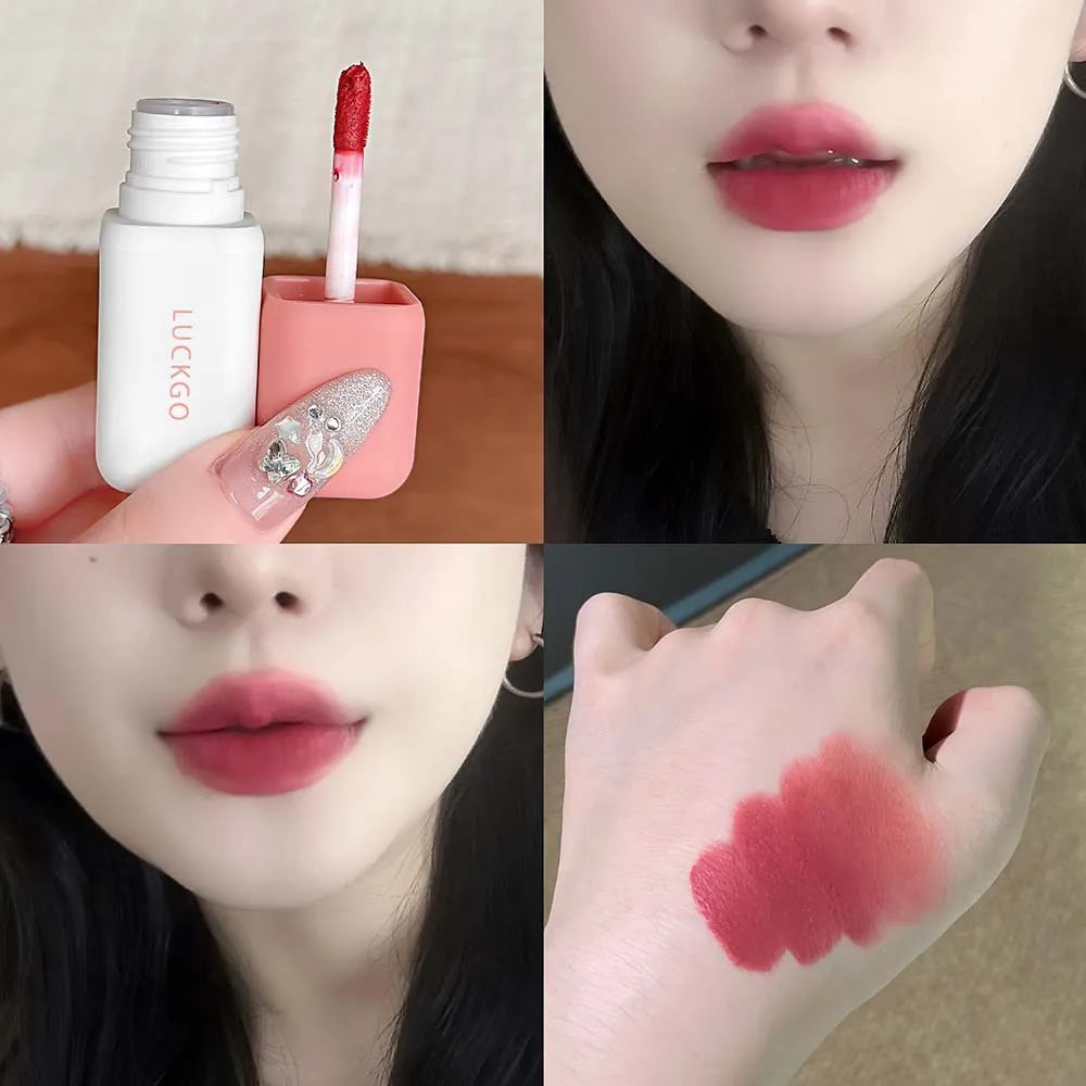 9-Color Matte Velvet Lip Tint | Korean Moisturizing Lip Glaze