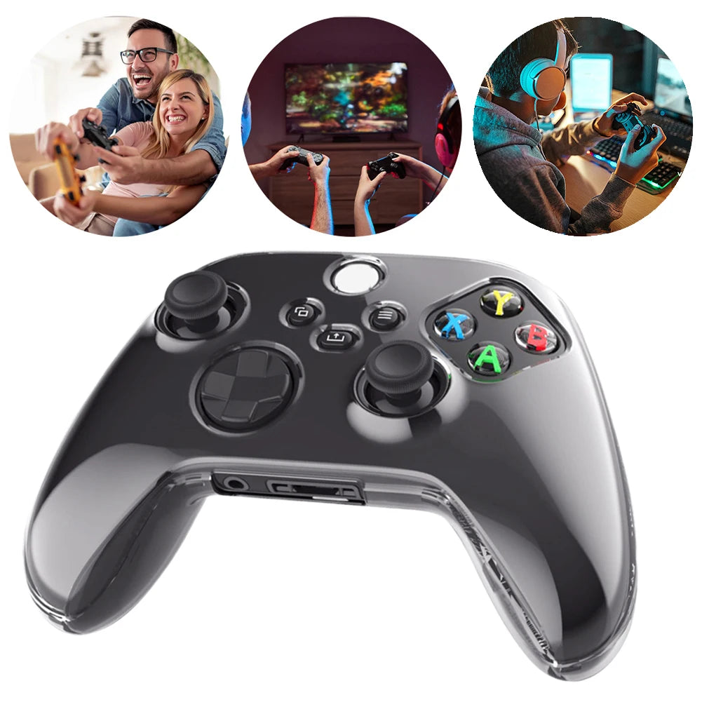 Clear Shockproof Case for Xbox Series X/S Controller | PC Shell