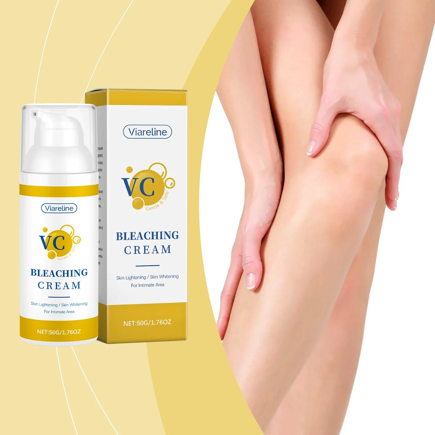 Viareline Vitamin C Brightening Body Cream – Glow & Moisturise
