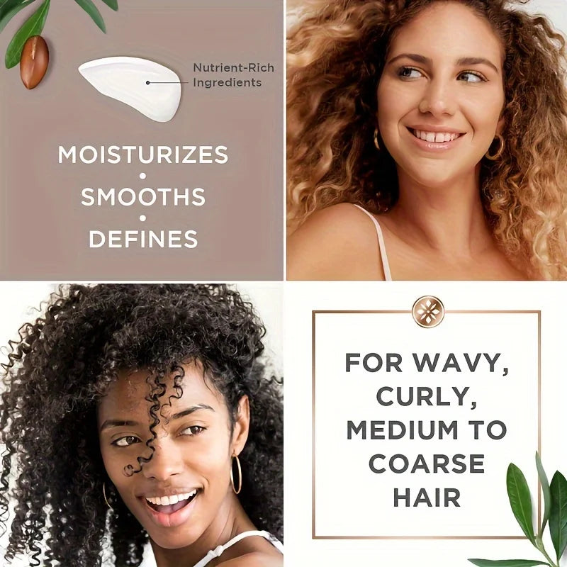 GZE Curl Defining Cream with Argan Oil | Wavy & Curly Hair