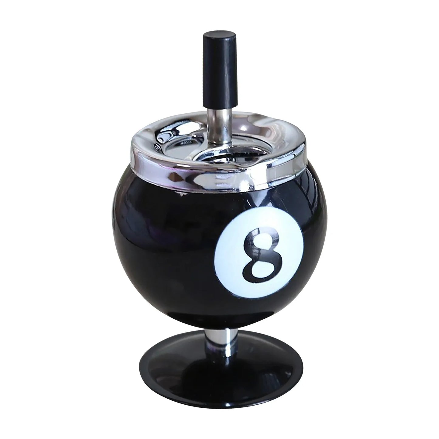 Billiard Ashtray with Lid – Windproof Metal Cigar Ashtray