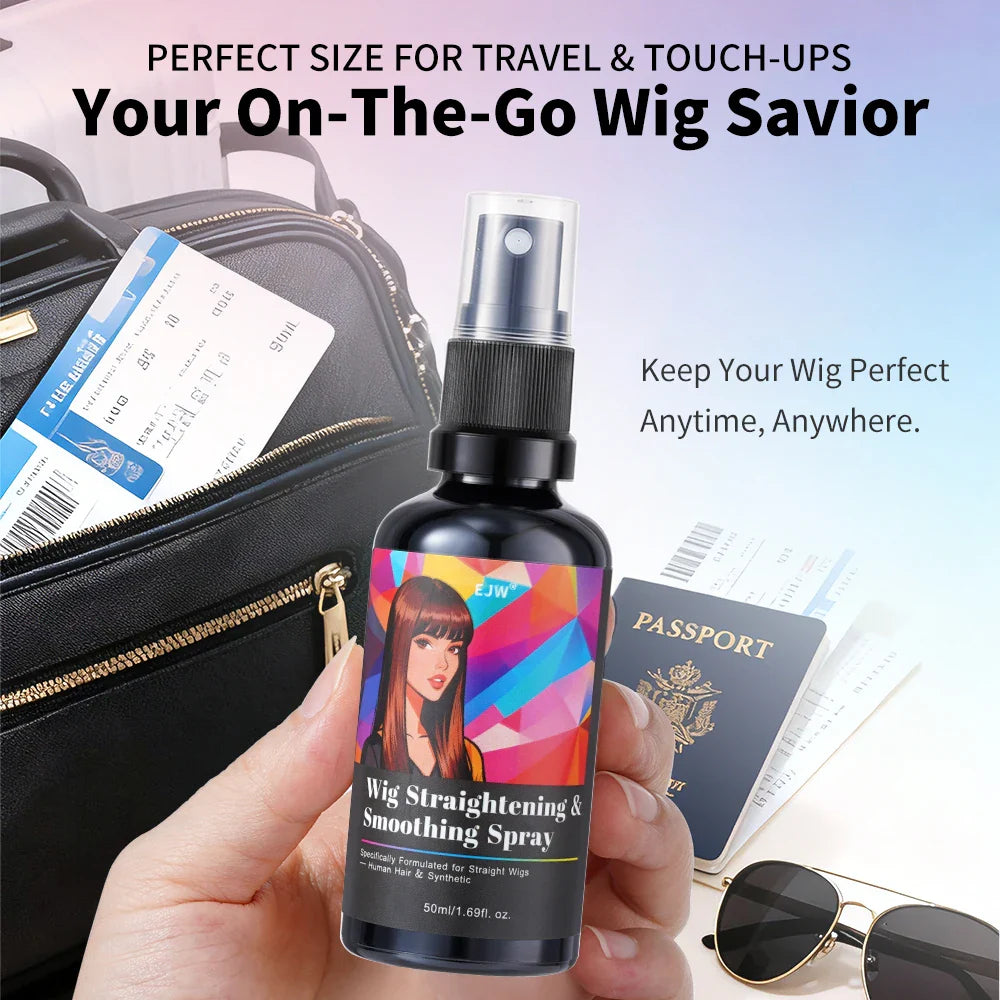 Wig Care Spray – Anti-Frizz for Synthetic & Natural Hair Wigs