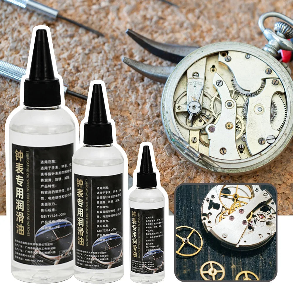 Horological Oil for Lubricanting,Anti-Rust Precise Instrument Lubricant,Watch Movement Repire Lubricant,Watch Repair Supplies Peaceful Pleasures Health and Wellness