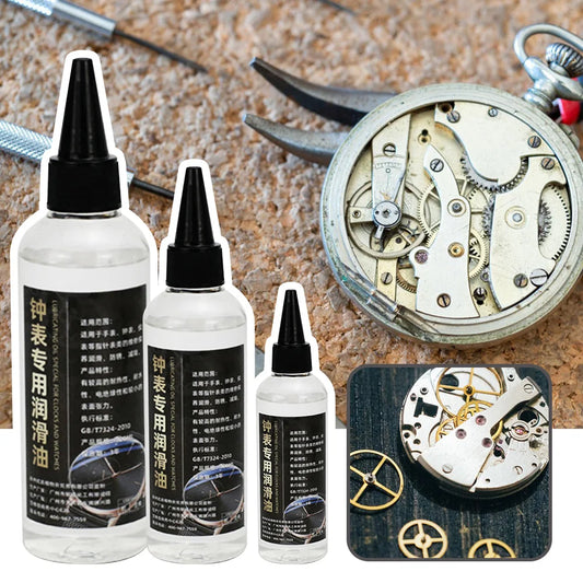 Horological Oil for Lubricanting,Anti-Rust Precise Instrument Lubricant,Watch Movement Repire Lubricant,Watch Repair Supplies Peaceful Pleasures Health and Wellness