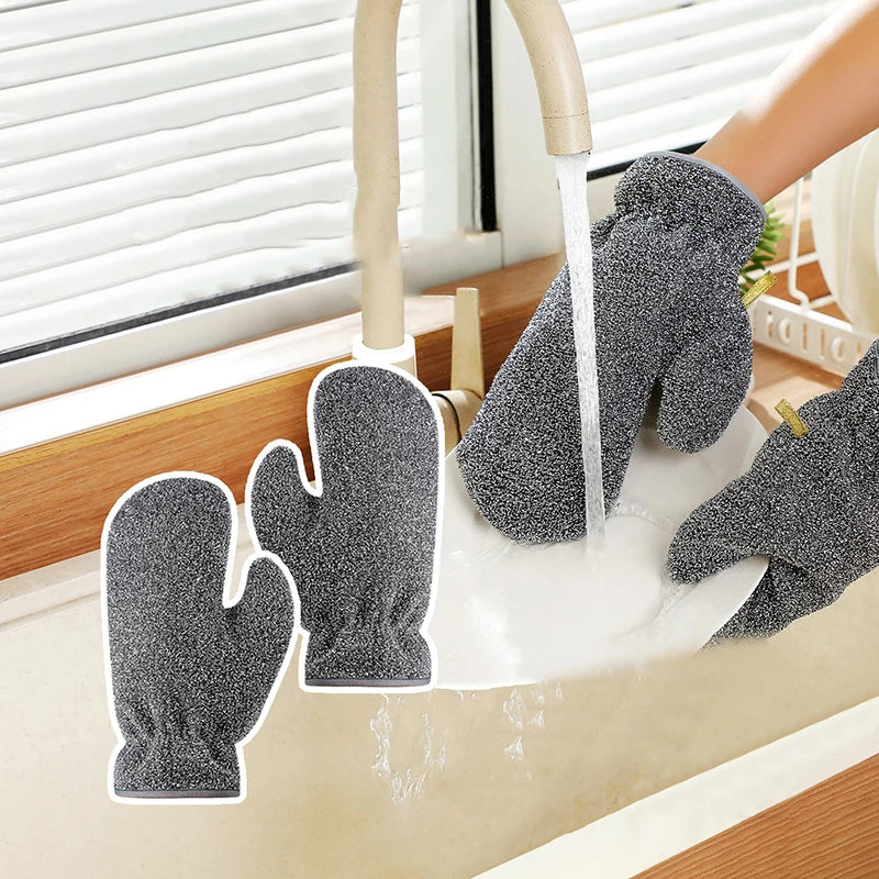 Wire Dishwashing Gloves – Waterproof Kitchen Cleaning Mittens Kitchen Cleaning Gloves Peaceful Pleasures Health and Wellness