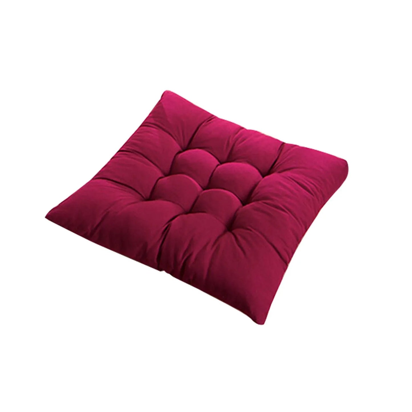 40cm Throw Pillow Chair Fixed Rope Non-Slip Seat Cushion Nap Pillows Home Office Chair Cushion Seat Soft Pad Pillow Sofa Cushion Peaceful Pleasures Health and Wellness Wine