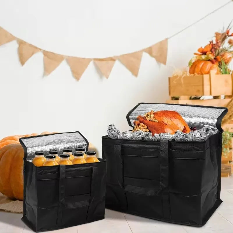 Insulated Cooler Bag – Aluminum Foil Thermal Lunch Bag S–XL