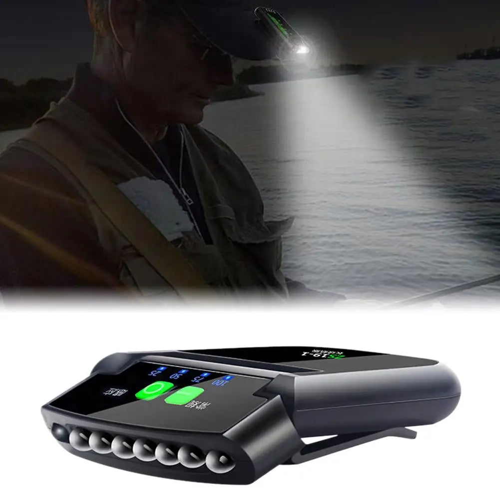 USB Rechargeable LED Clip-On Cap Headlamp | Camping & Fishing