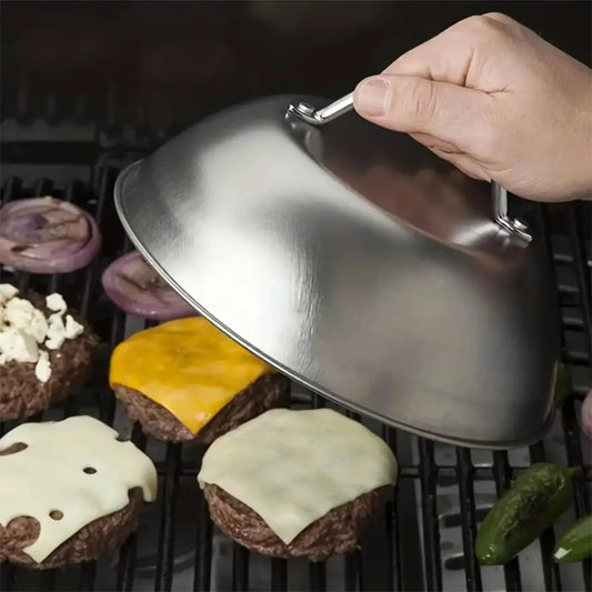 9inch Stainless Steel Oven Squeegee Cover Perfect Barbecue Tools Accessory for Outdoor Camping Picnics bbq grill barbeque Peaceful Pleasures Health and Wellness