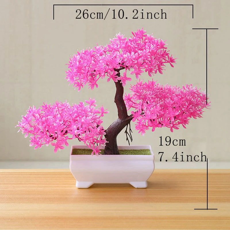 Artificial Bonsai Tree Fake Plant – Indoor & Outdoor Décor