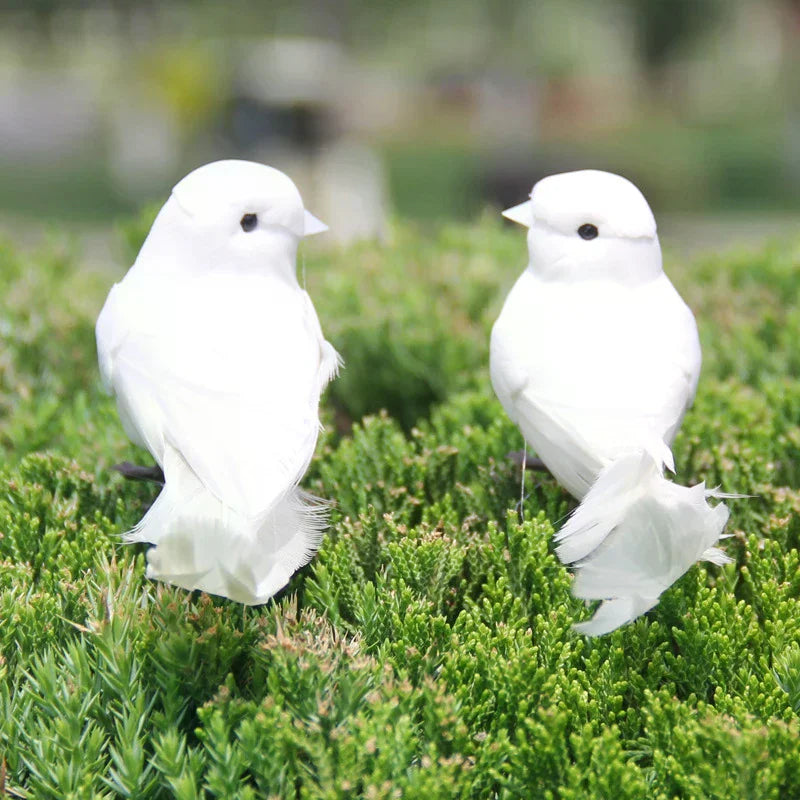 Artificial Simulation Bird Figurine | DIY Home & Garden Decor