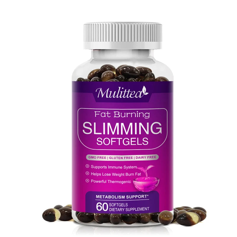 Mulittea Weight Management Supplement – Fat Metabolism & Energy Dietary Supplements Peaceful Pleasures Health and Wellness 60pcs 5bottles United States