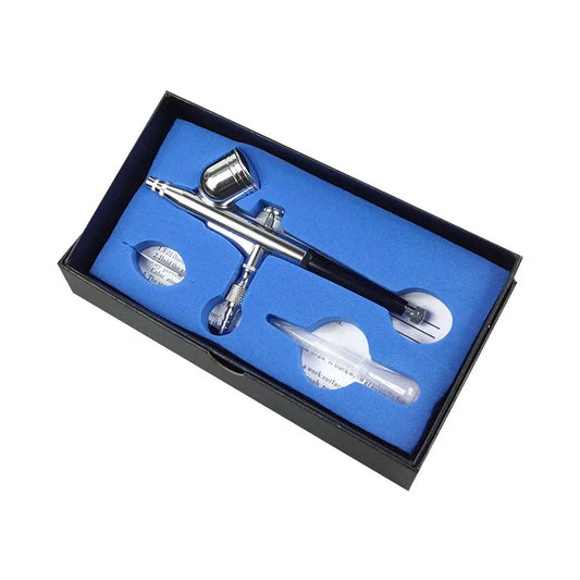 Bview Art Gravity Feed Dual-action Trigger Control Airbrush Paint Peaceful Pleasures Health and Wellness