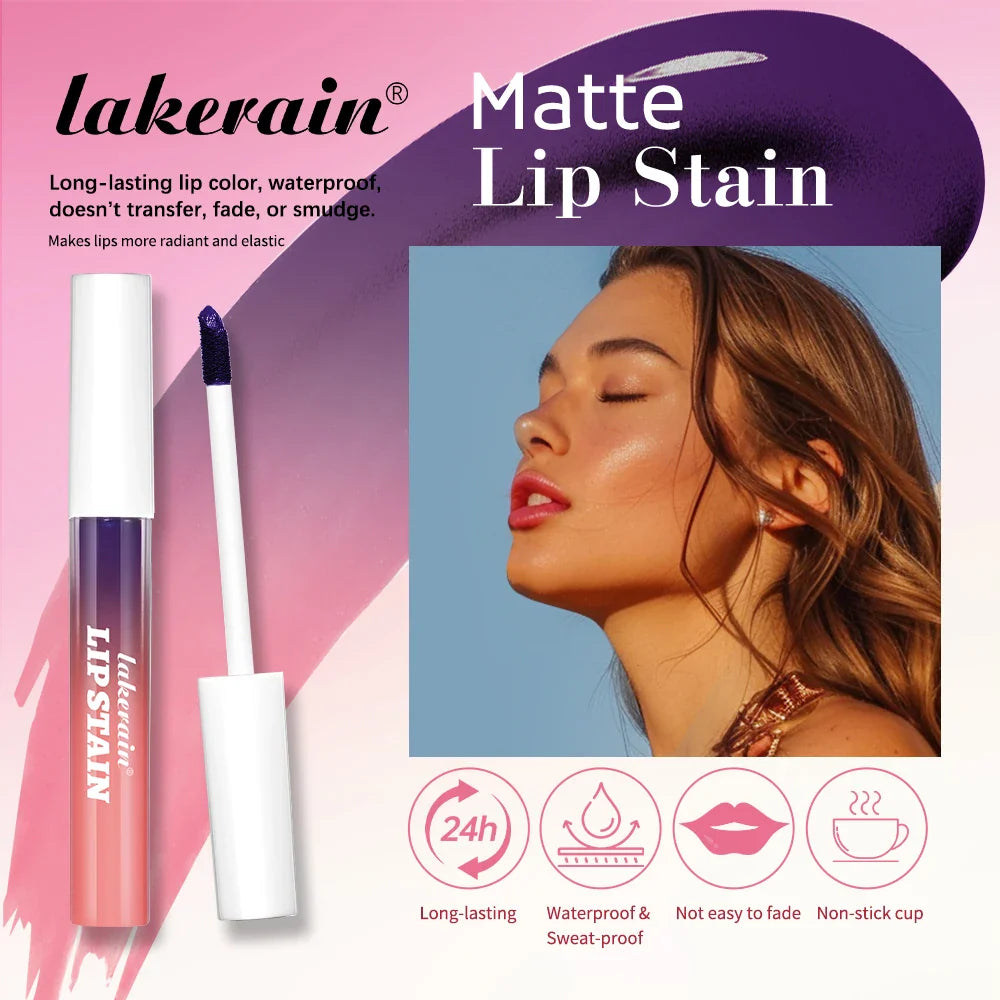 Lakerain Peel-Off Lip Tint – Waterproof & Long-Lasting