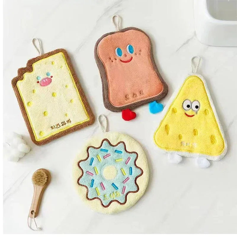 Cute Cartoon Hanging Hand Towels – Kitchen & Bathroom