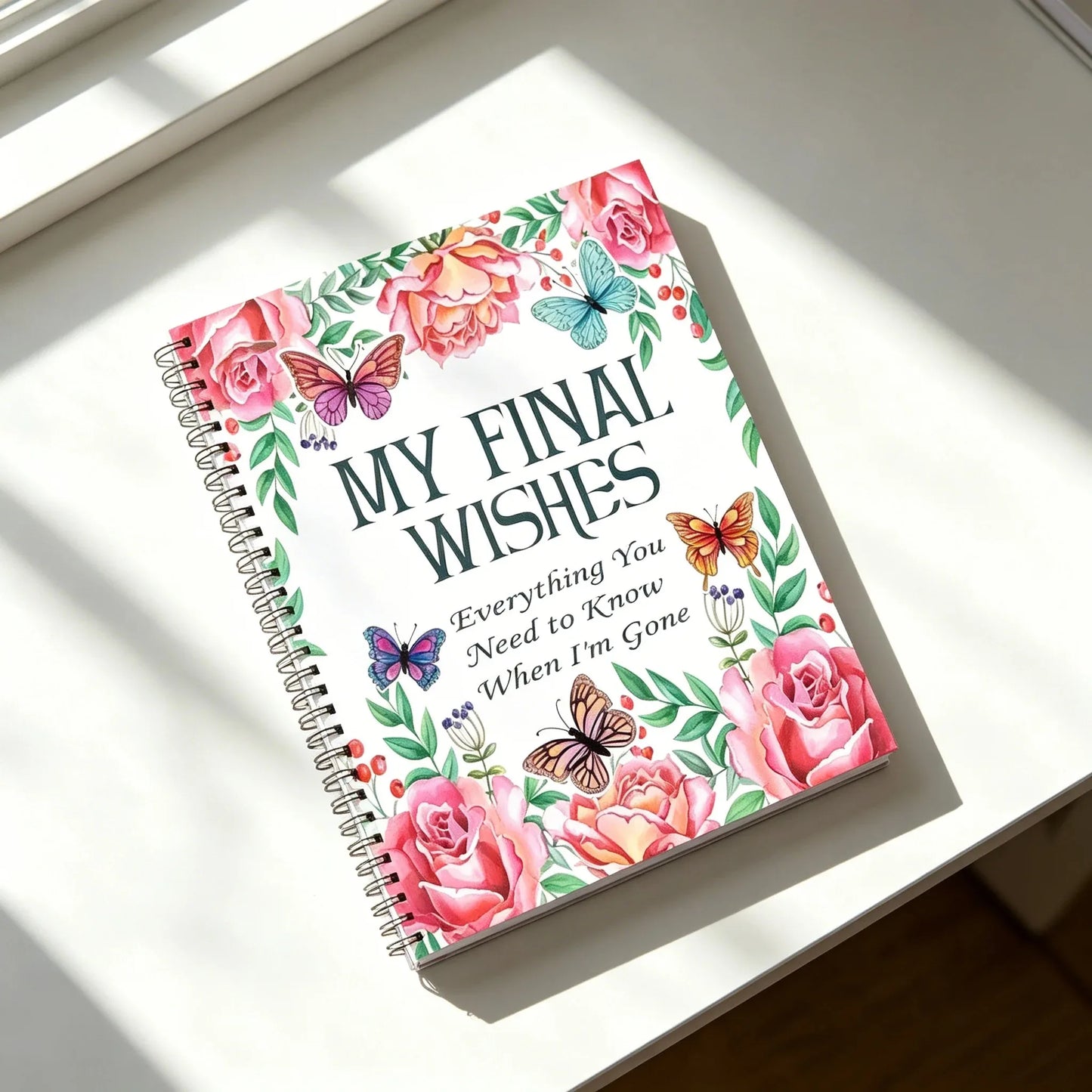 My Final Wishes Planner End Life Journal Notebook Daily Organizer