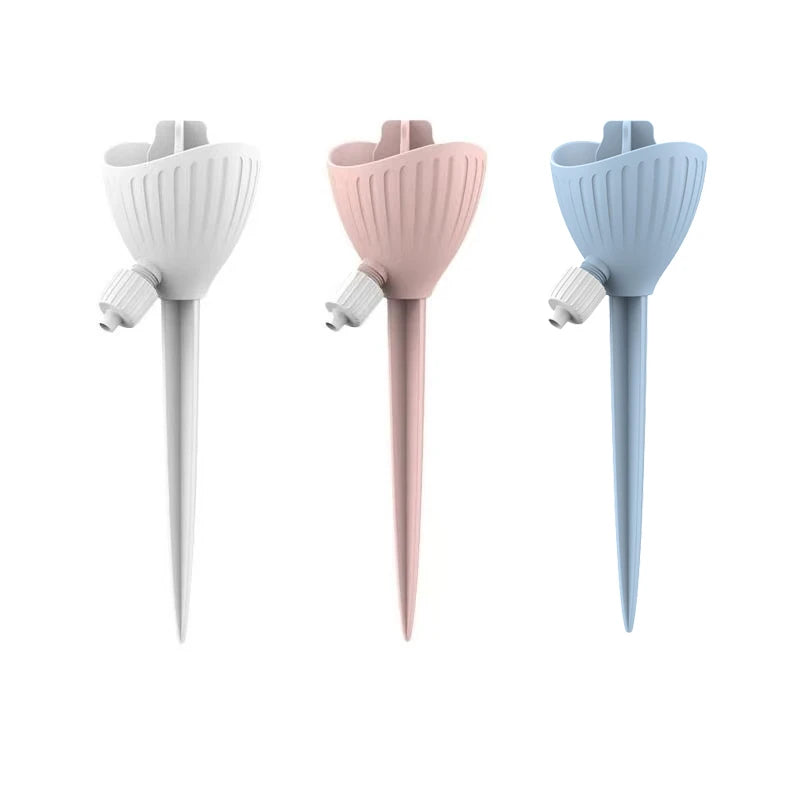 Self-Watering Globes for Plants – 3-Pack Adjustable Drip Irrigation Bulbs with Stakes