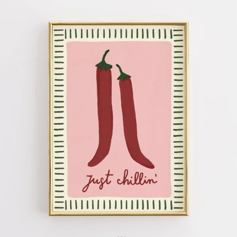 Funny Kitchen Coffee Quote Retro Canvas Wall Art Print