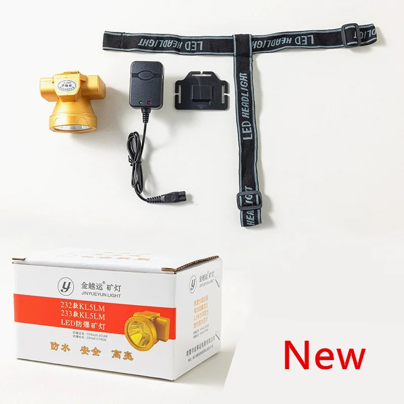 SHINEKNOT 100W LED Mining Headlamp | Waterproof, 1500m Beam