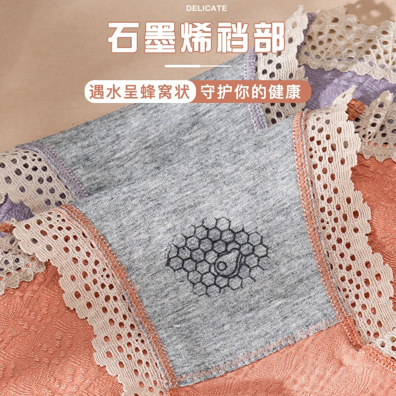 Women's Soft Breathable Panties | Graphene & Cotton Crotch