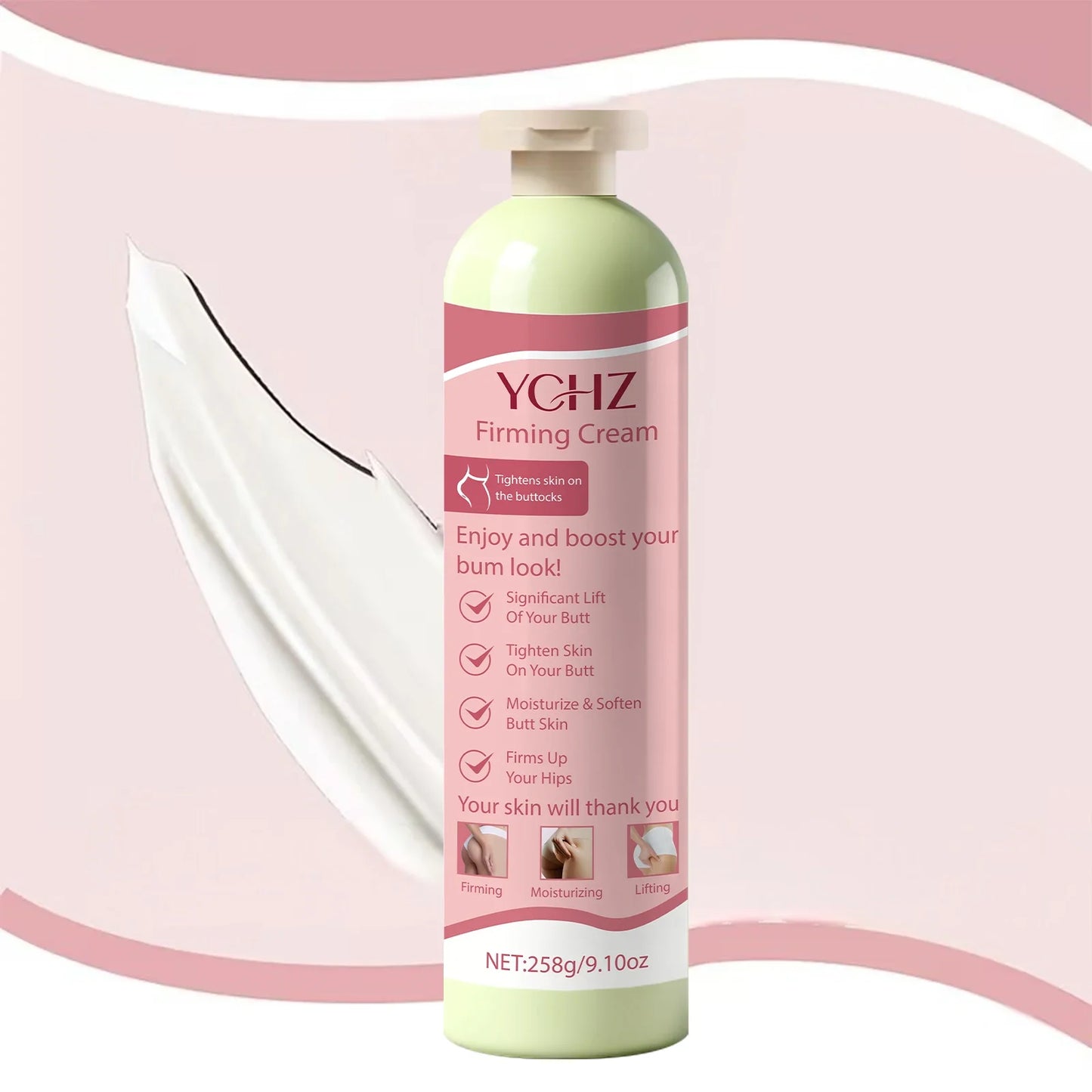 Firming Body Cream | Collagen, Hyaluronic Acid & Ceramide – 258g