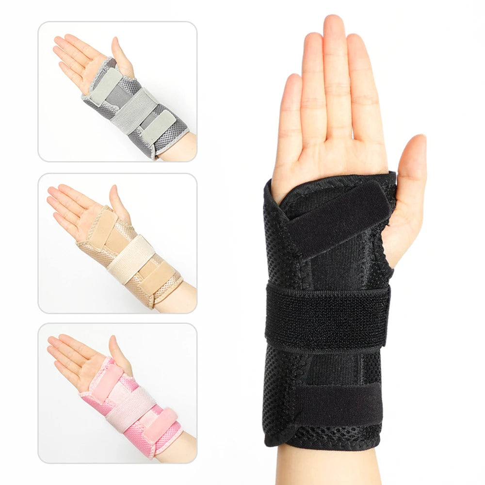 1PC Wrist Brace for Carpal Tunnel Relief – Doctor-Developed Night Support with 2 Splints, Adjustable Compression for Arthritis Peaceful Pleasures Health and Wellness