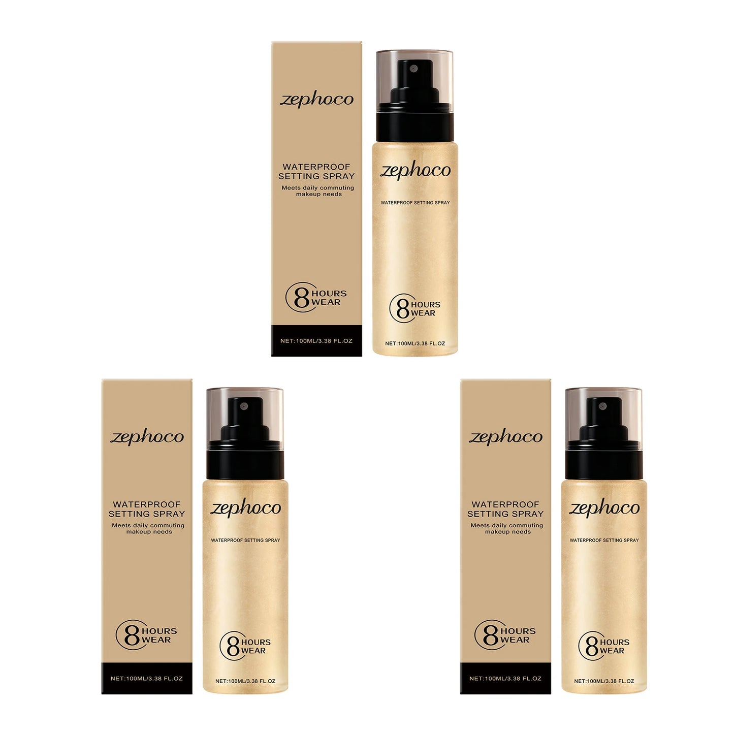 Clear Waterproof Setting Spray Moisturizing Oil Control Pore Tightening Glossy Matte Base Makeup Sweatproof Make-Up Fixer Spray Peaceful Pleasures Health and Wellness 300ml boxed