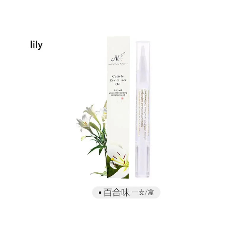 15 Smells Nail Nutrition Oil Pen Nail Treatment Cuticle Revitalizer Oil Prevent Agnail Nail Polish Nourish Skin Peaceful Pleasures Health and Wellness Lily
