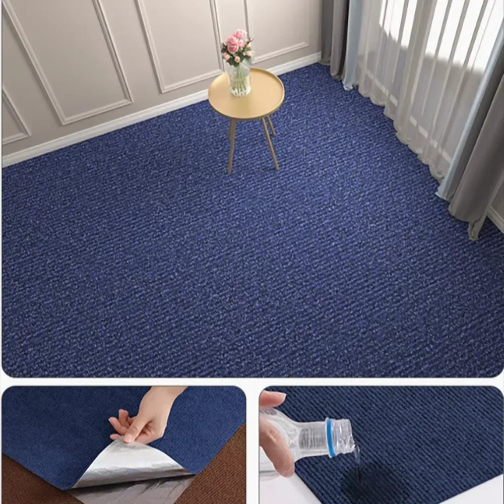 Self-Adhesive Solid Color Rug – Stair, Floor & Room Mat