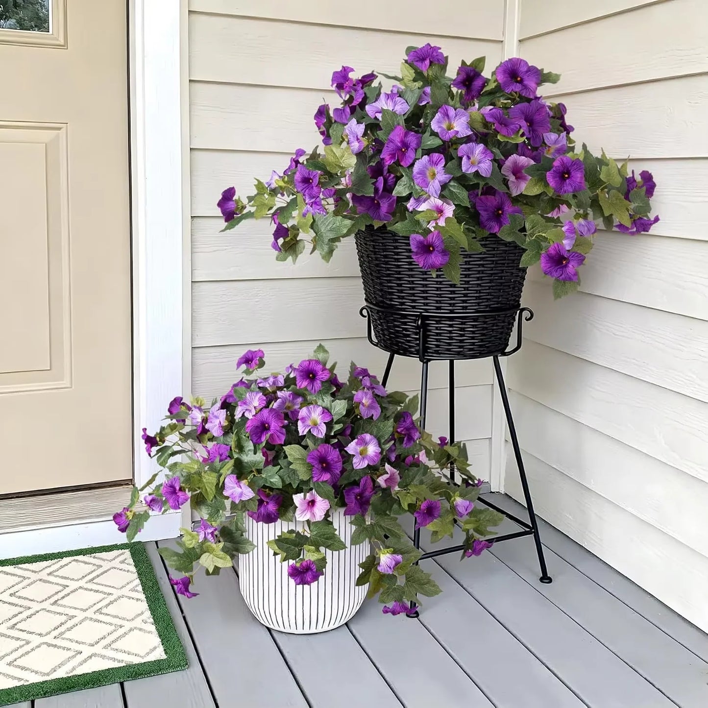 Artificial Silk Petunia Wall Hanging Flowers | Garden & Wedding